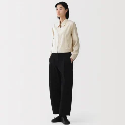 Hot Muji Veste courte en mélange de rayonne pour femme