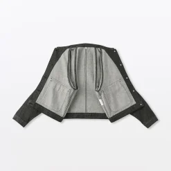 Discount Muji Veste de travail denim en kapok mélangé pour femme