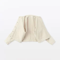 Discount Muji Veste de travail denim en kapok mélangé pour femme