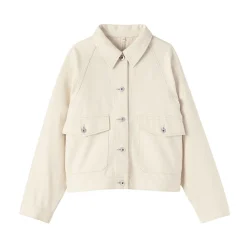 Discount Muji Veste de travail denim en kapok mélangé pour femme