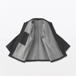 Clearance Muji Veste de travail denim en kapok mélangé pour homme