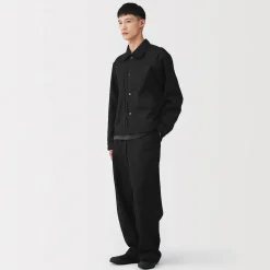 Muji Veste en denim polyester recyclé pour homme