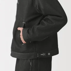 Muji Veste en denim polyester recyclé pour homme