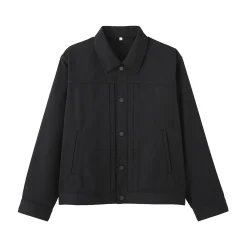 Muji Veste en denim polyester recyclé pour homme
