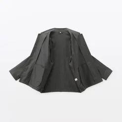 Clearance Muji Veste en lin avec cordon de serrage pour homme