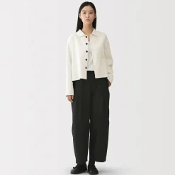 New Muji Veste en lin pour femme