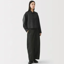 New Muji Veste en lin pour femme