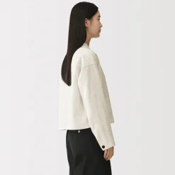 New Muji Veste en lin pour femme