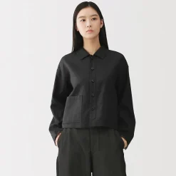 New Muji Veste en lin pour femme