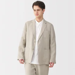 Discount Muji Veste en lin pour homme