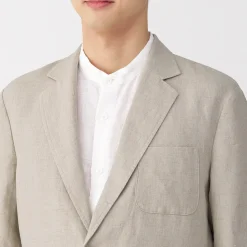 Discount Muji Veste en lin pour homme