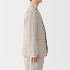 Discount Muji Veste en lin pour homme
