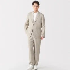 Discount Muji Veste en lin pour homme