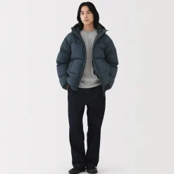 Hot Muji Veste imperméable à capuche pour homme