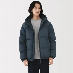 Hot Muji Veste imperméable à capuche pour homme
