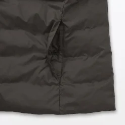 Muji Veste légère pliable en nylon recyclé sans col pour femme