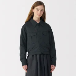 Hot Muji Veste matelassée en nylon recyclé pour femme