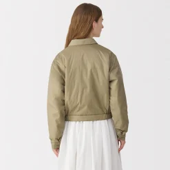 Hot Muji Veste matelassée en nylon recyclé pour femme