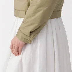 Hot Muji Veste matelassée en nylon recyclé pour femme