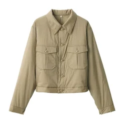 Hot Muji Veste matelassée en nylon recyclé pour femme