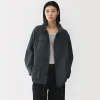 Discount Muji Veste utilitaire en nylon à la teinture naturelle pour femme