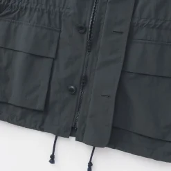 Discount Muji Veste utilitaire en nylon à la teinture naturelle pour femme