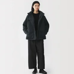 Discount Muji Veste utilitaire en nylon à la teinture naturelle pour femme