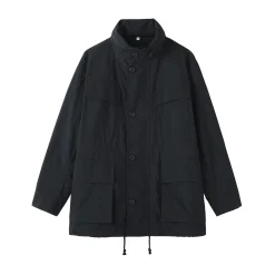 Discount Muji Veste utilitaire en nylon à la teinture naturelle pour femme