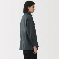 Discount Muji Veste utilitaire en nylon à la teinture naturelle pour femme