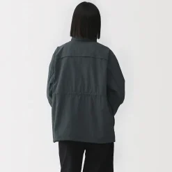 Discount Muji Veste utilitaire en nylon à la teinture naturelle pour femme