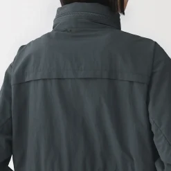 Discount Muji Veste utilitaire en nylon à la teinture naturelle pour femme