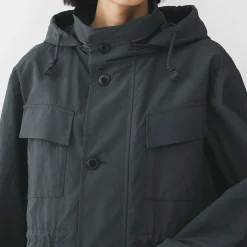 Discount Muji Veste utilitaire en nylon à la teinture naturelle pour femme