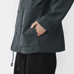 Discount Muji Veste utilitaire en nylon à la teinture naturelle pour femme