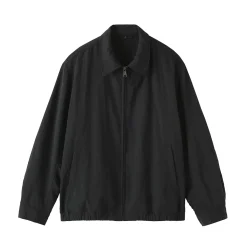 Outlet Muji Veste zippée en nylon recyclé déperlant pour homme
